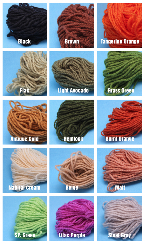 Aunt Lydia's Rug Yarn Salty Fly Tying